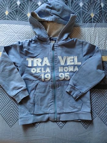 Gilet zippé 6 ans storytelling