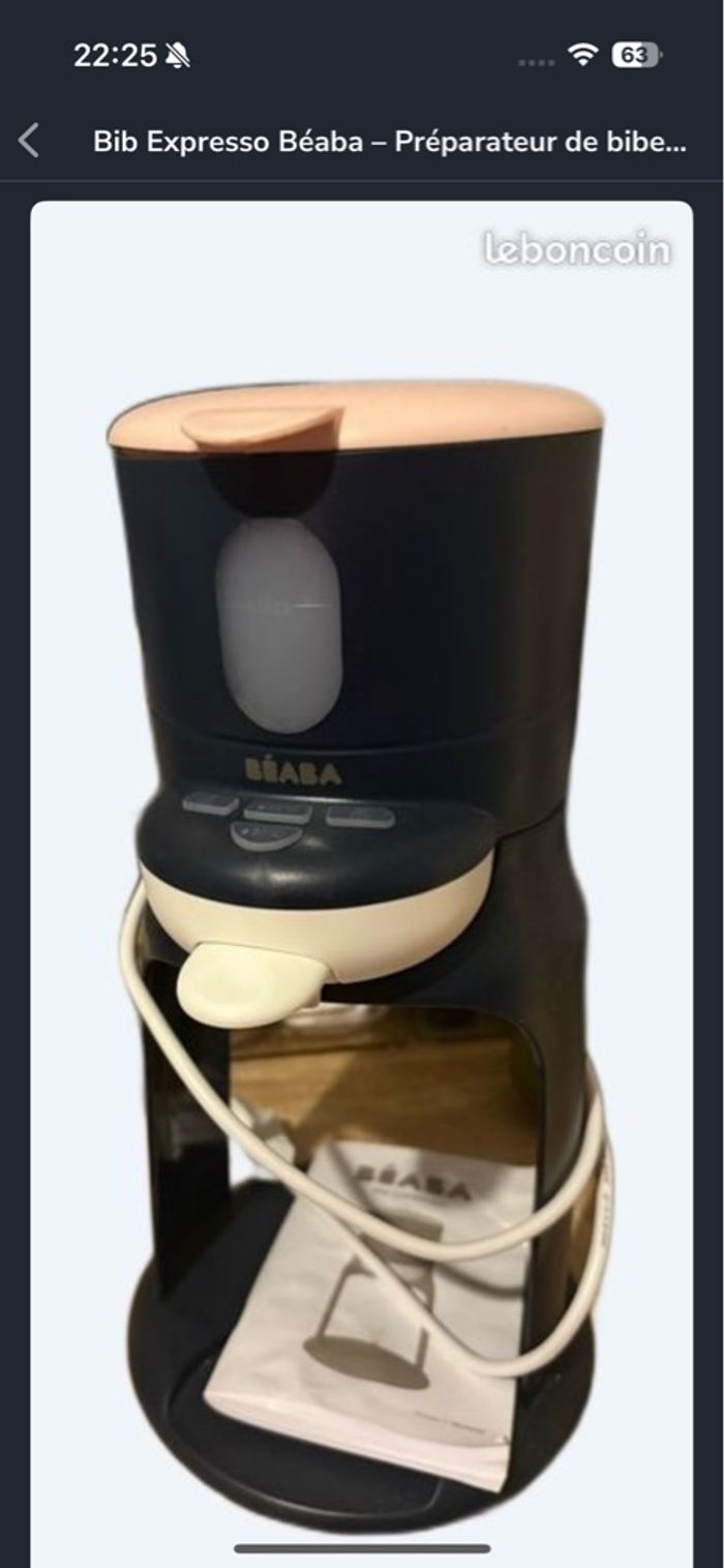 Bib Expresso Béaba - Préparateur de biberons rapide et pratique - photo numéro 2