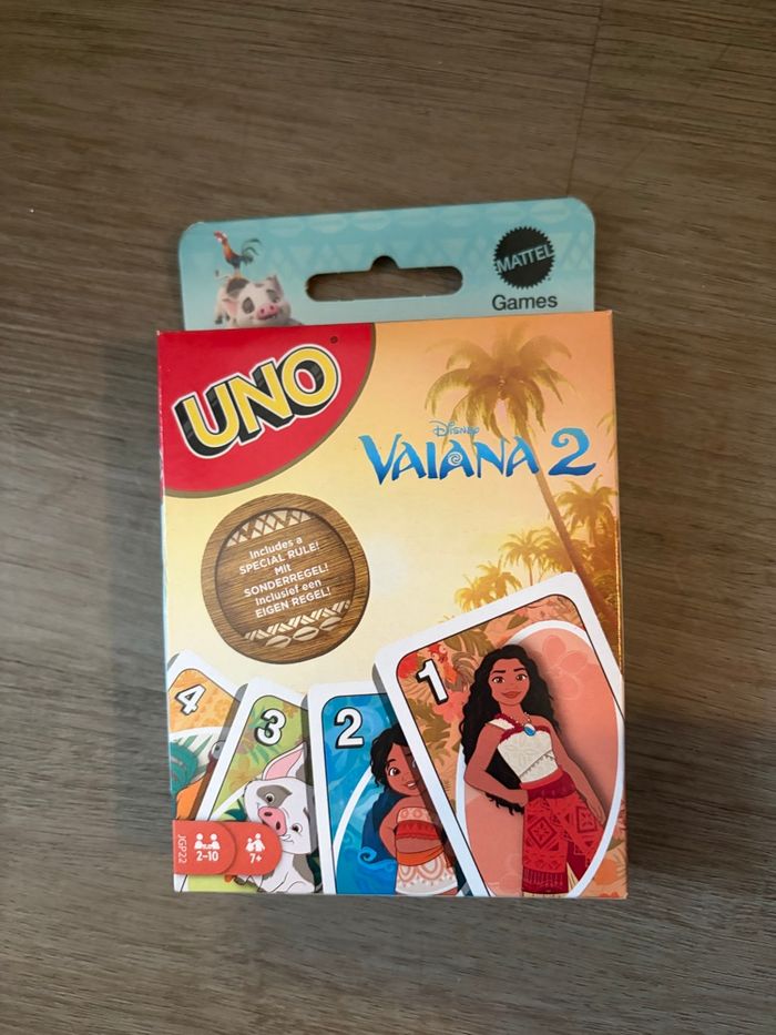 Jeu de cartes UNO Disney Vaiana - photo numéro 1
