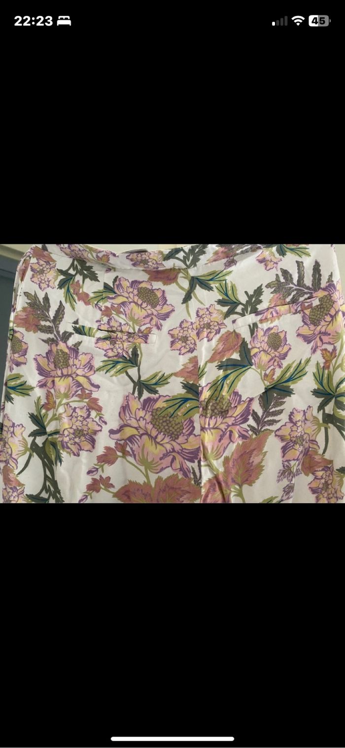 Pantalon imprimé fleurs - photo numéro 4