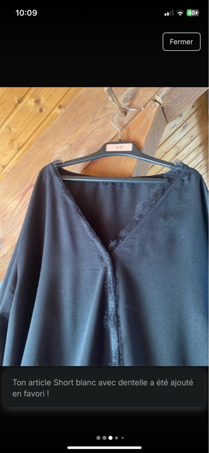 Body blouse noire - photo numéro 3