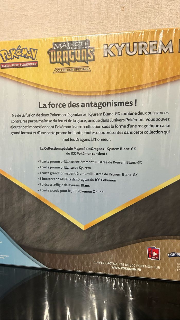 Pokémon coffret KYUREM Blanc Majesté des dragons - photo numéro 5