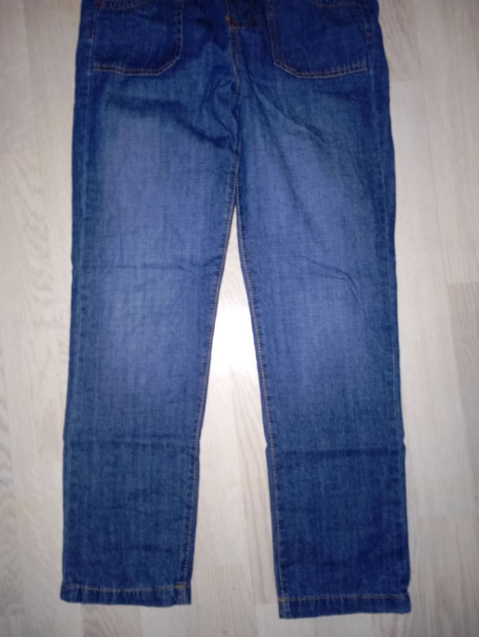 Jeans denim bleu légèrement délavé Tex 
T. 9-10 ans - photo numéro 3