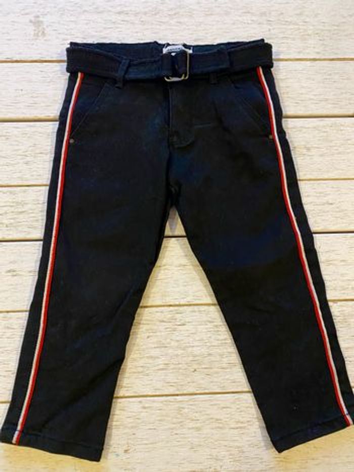 Pantalon chic + ceinture bébé garçon 2/3 ans