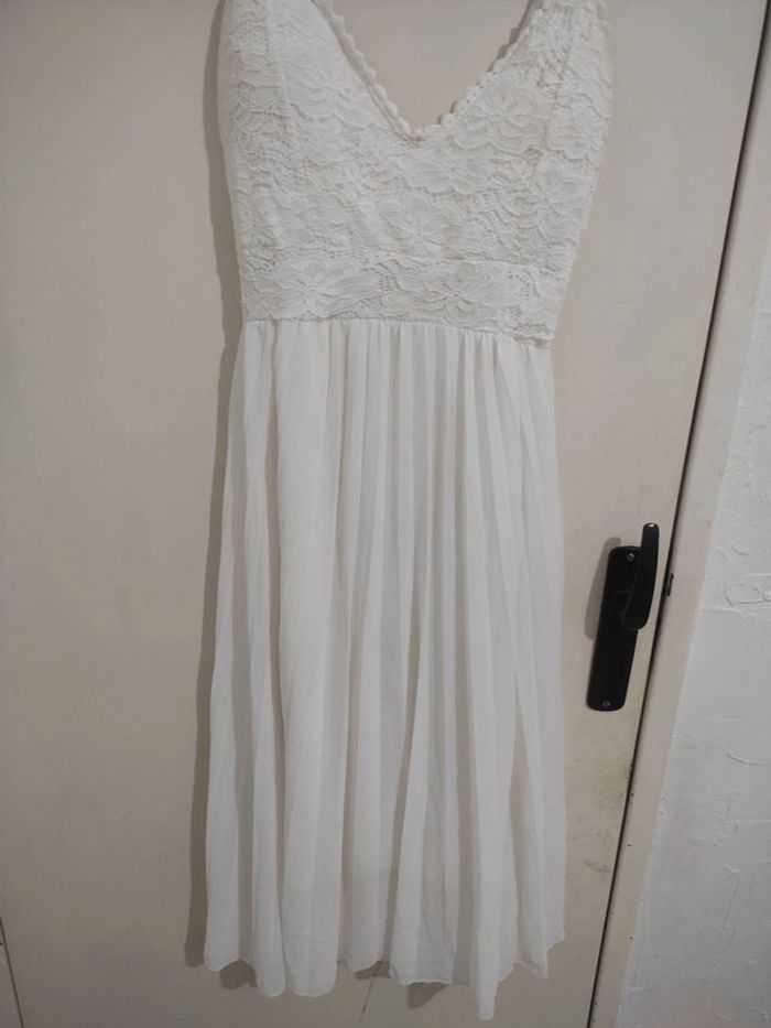 Robe blanche taille unique