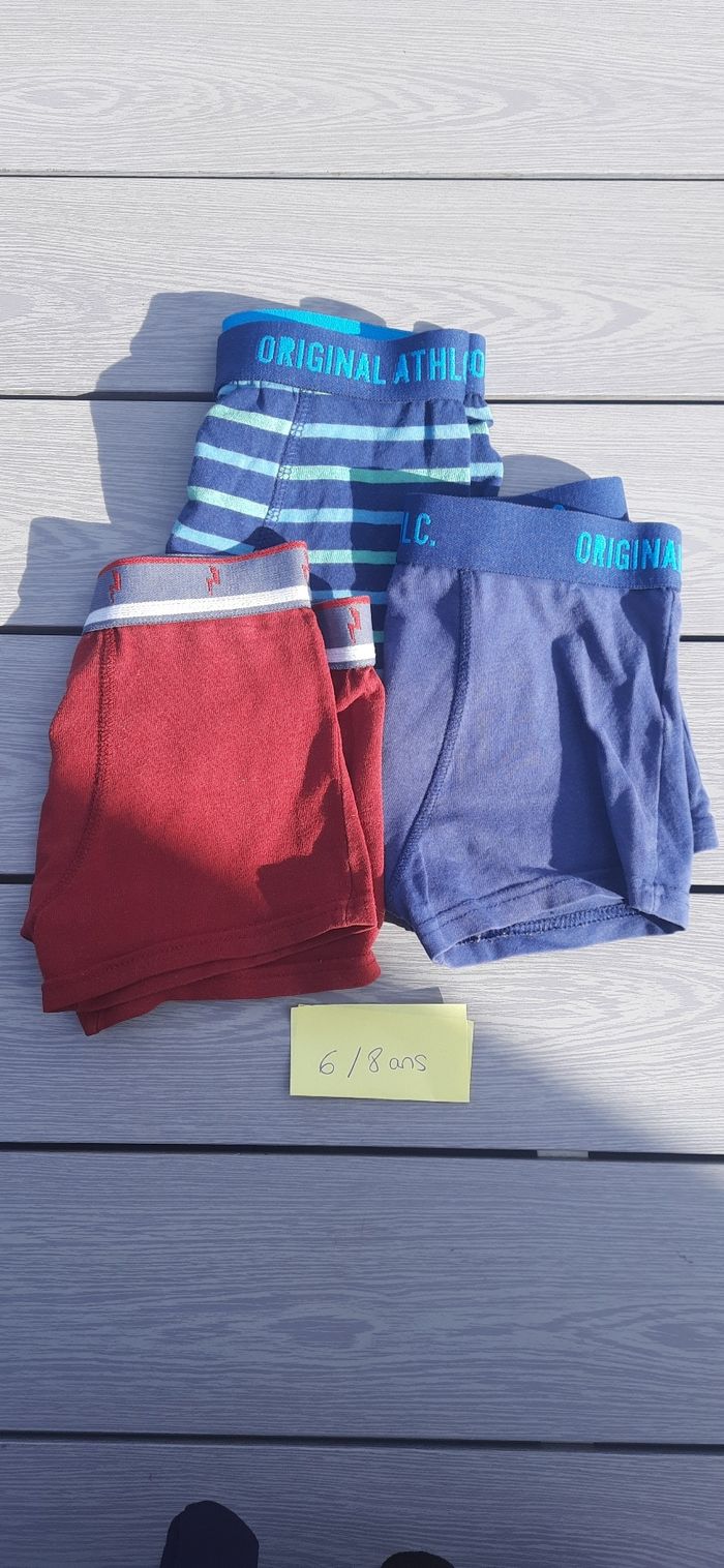 Lot 3 caleçons 6/8ans - photo numéro 2