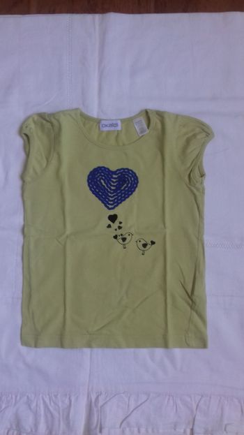 1 tee-shirt manche courte fille 4 ans 