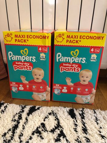 Pampers pants T4 x 2