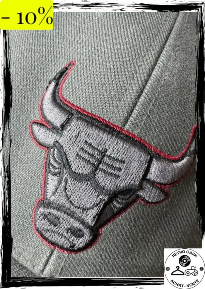 Casquette Chicago Bulls 47 brand grise vintage - photo numéro 2