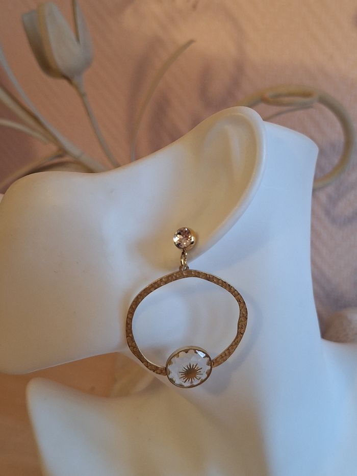 Boucles d'oreille dorees Bohm Paris - photo numéro 10