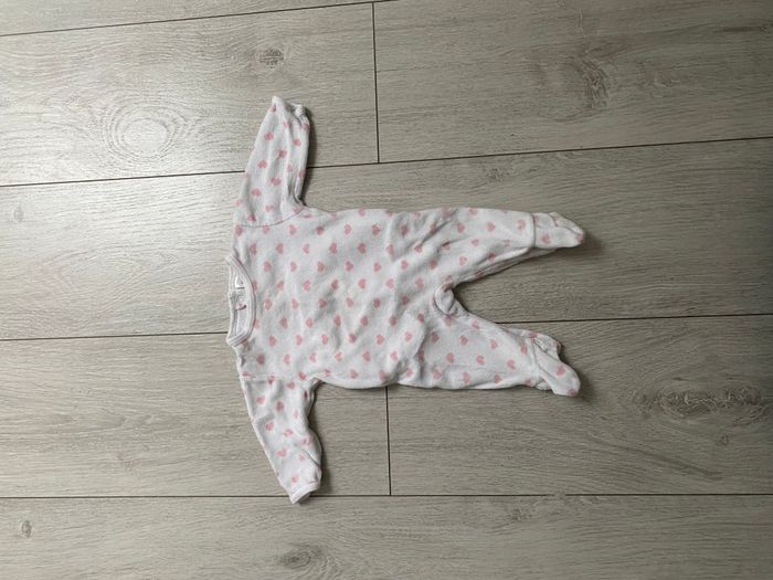 Grenouillère en velours - Taille naissance