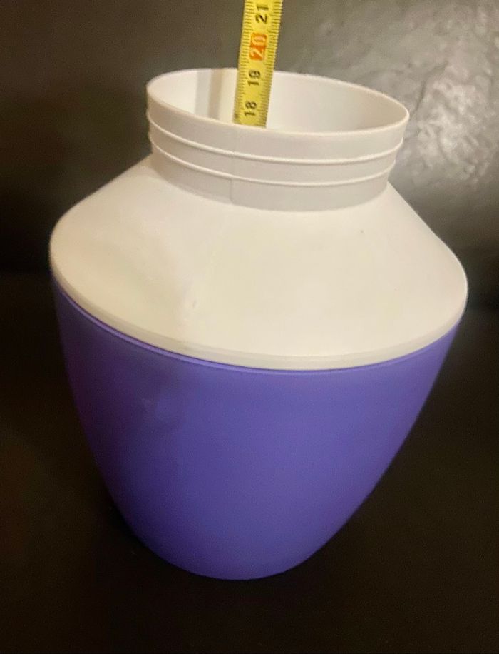 Vase »Vasideo »lavande et blanc - photo numéro 5