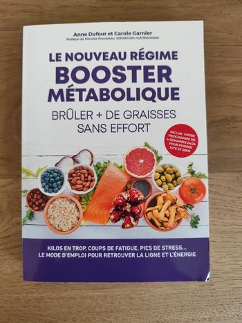 Le nouveau régime booster métabolique d'Anne Dufour et Carole Garnier