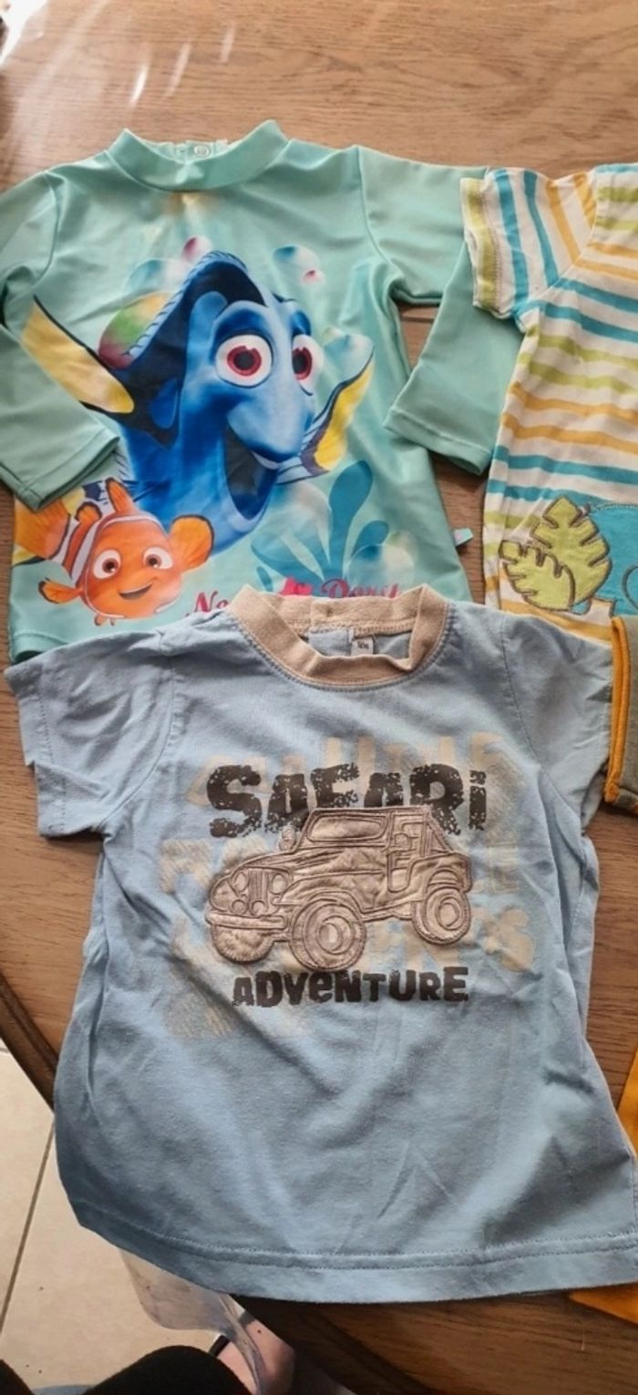 Lot 4 Tee-shirt bébé garçon 18mois - photo numéro 2