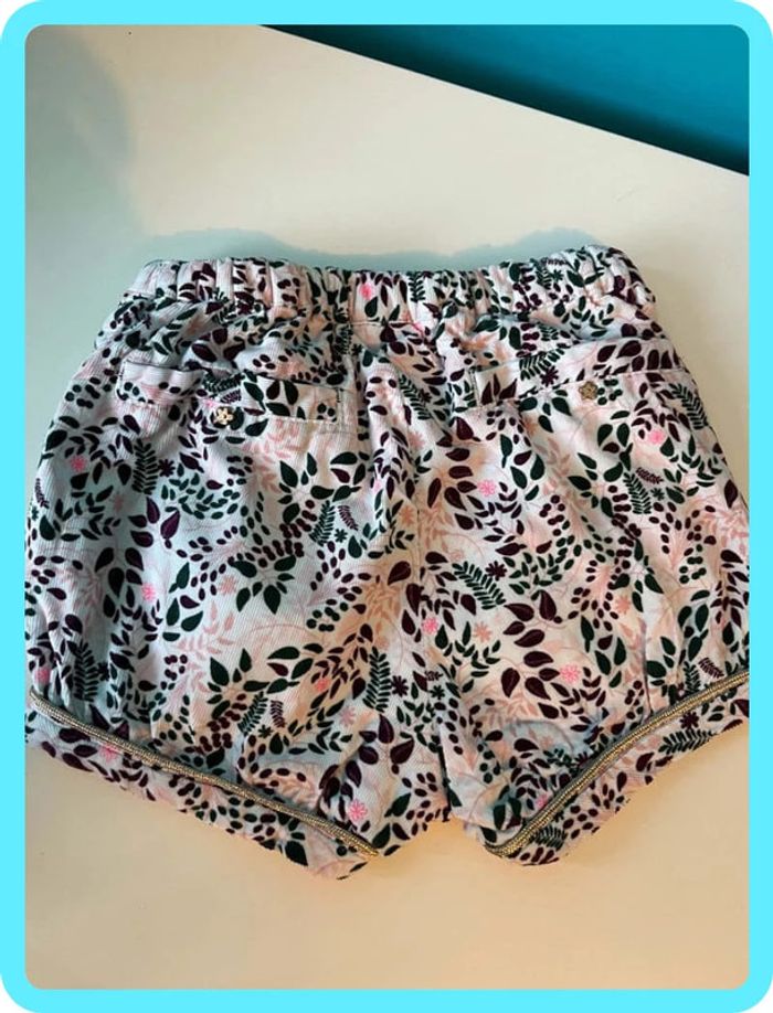 Joli short hiver en velours 12 mois sergent major - photo numéro 2