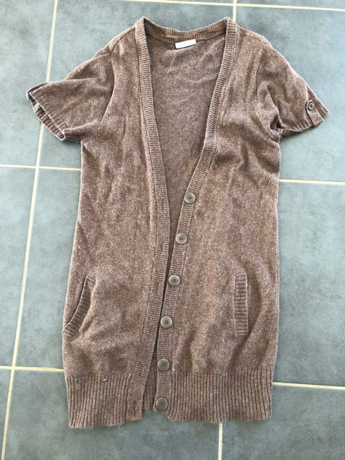 Gillet long sans manche