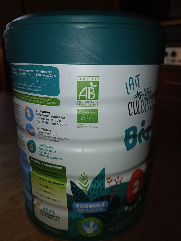 Lait Petits Culottés (formule epaissie) - photo numéro 3