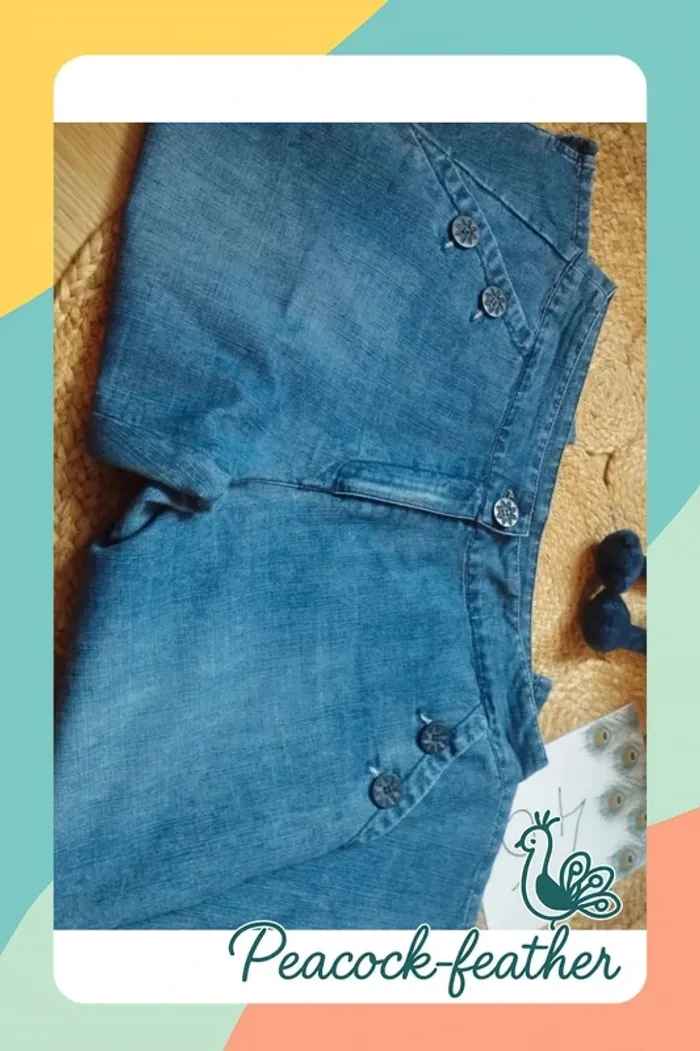 Bermuda jean 46 - photo numéro 3