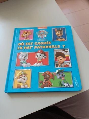 Livre paw patrol où est caché la pat' patrouille Nickelodeon