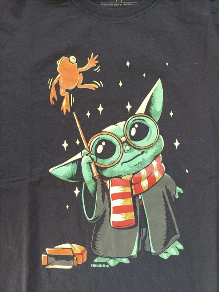 Magnifique tee shirt Yoda Harry Potter M neuf - photo numéro 2