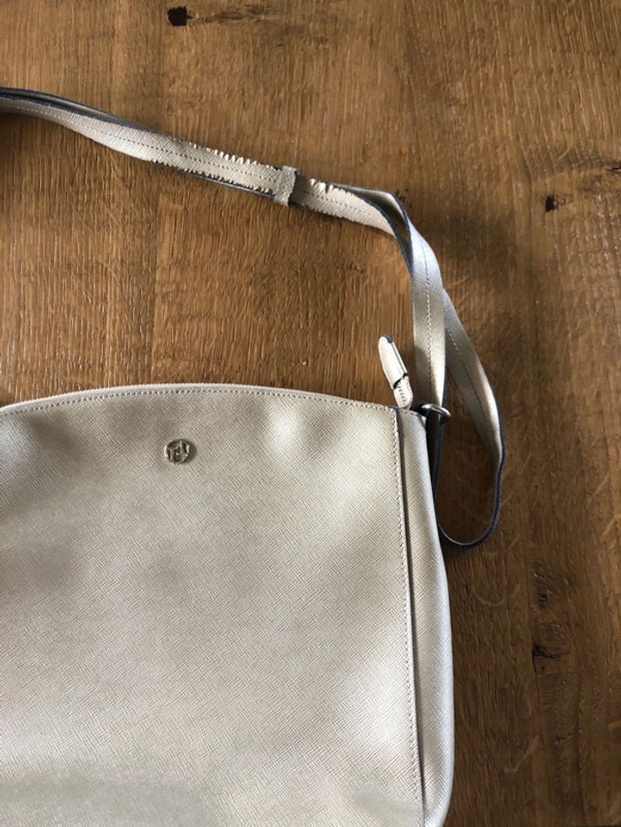 Sac à main Texier couleur beige irisé - photo numéro 8