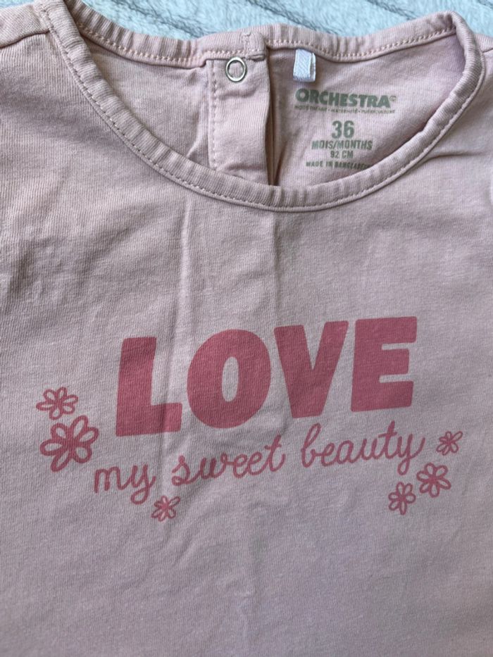 Teeshirt manches longues orchestra 36 mois - photo numéro 3