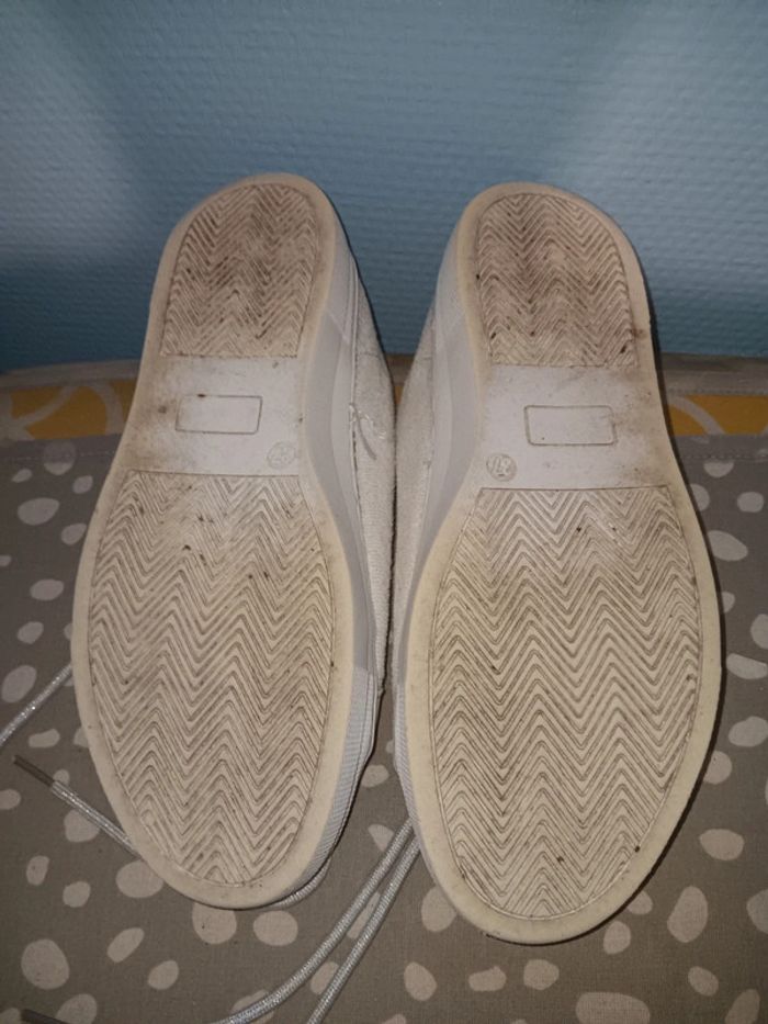 Chaussures blanche  argenté - photo numéro 7
