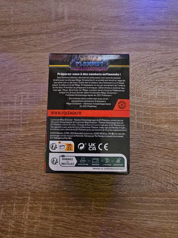 Bundle de six boosters Flammes Fantasmagoriques  (ME02)  Pokemon - photo numéro 2