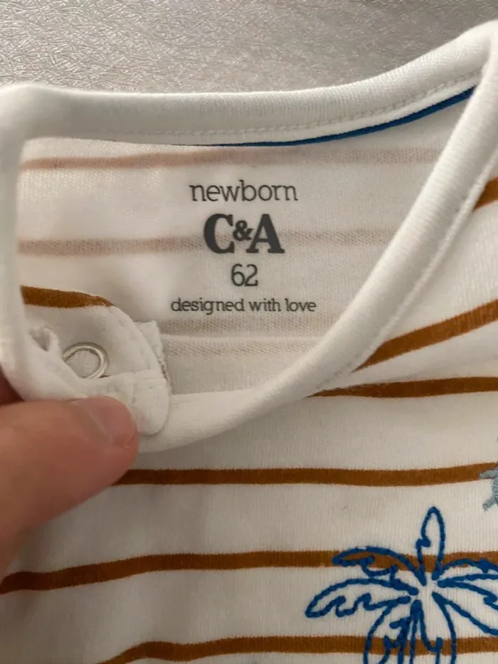 Lot de 4 grenouillères bébé garçon 3 mois C&A - photo numéro 7