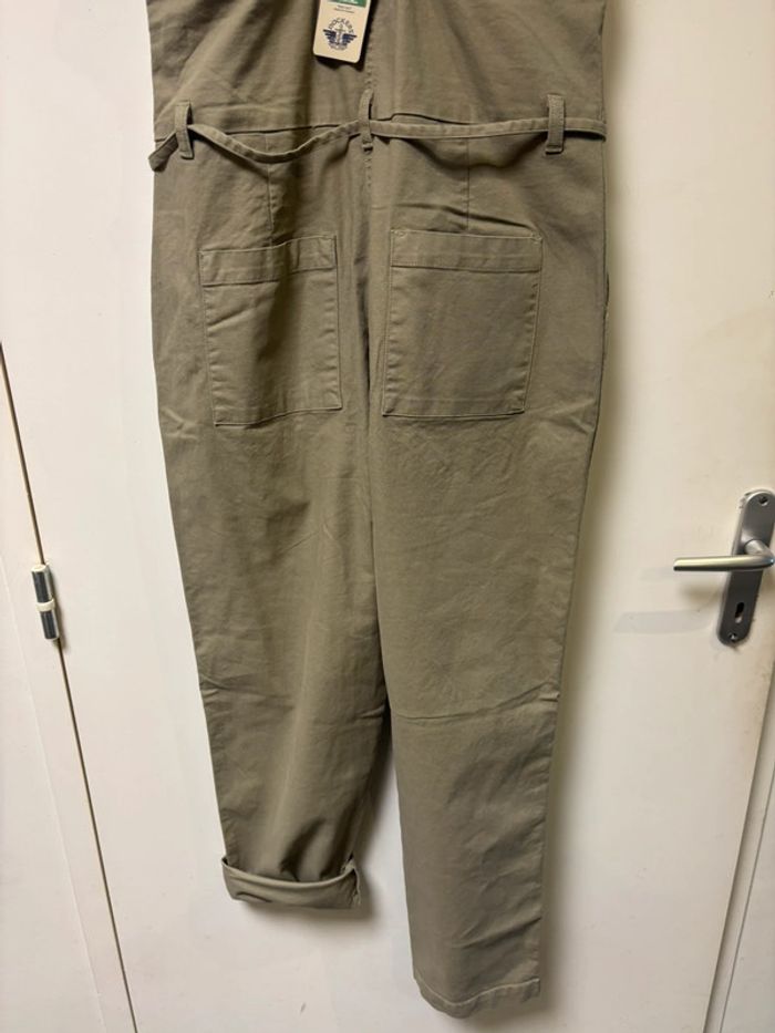Magnifique combinaison salopette neuve kaki Dockers Levis taille 38 - photo numéro 6