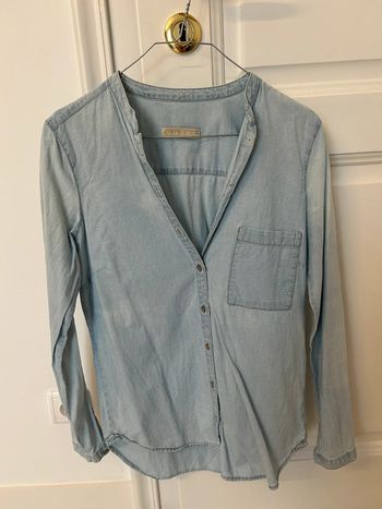 Chemise style jeans clair xs Zara basic