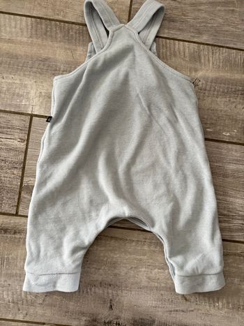 Salopette bleu gris petit bateau garçon 