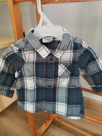 Chemise à carreaux bébé garçon taille 3 mois