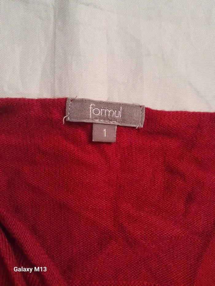 Gilet femme rouge Formul taille 1 - photo numéro 2