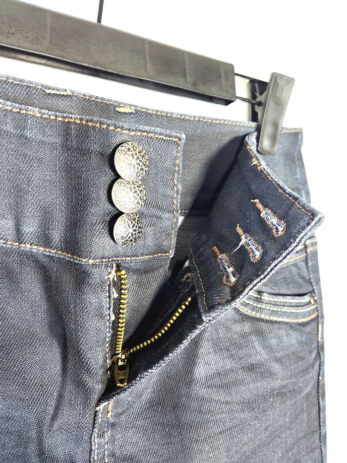 Jupe Courte en Jean Brut Morgan - Taille 34 - photo numéro 3