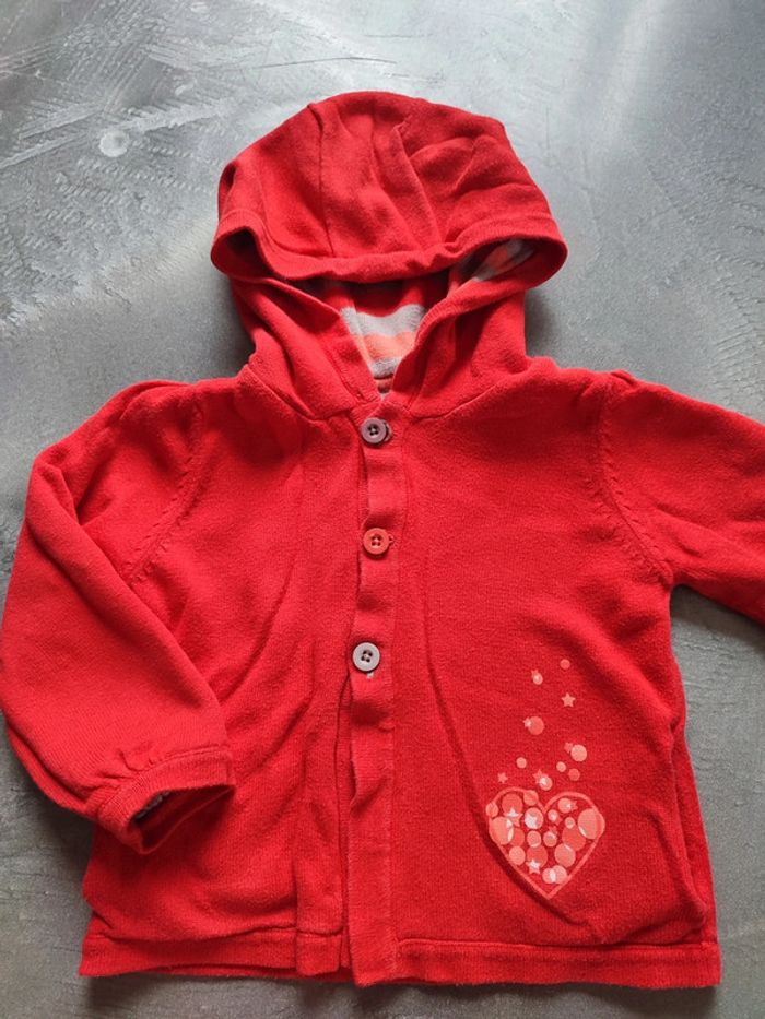 Gilet à capuche 3 ans Vertbaudet réversible - photo numéro 2