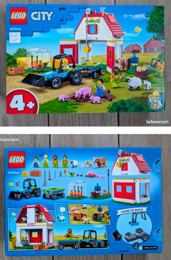 Lego City 60346 neuf/scellé la grange avec les animaux de la ferme