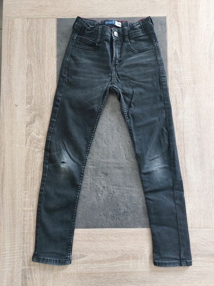 Lot de 2 jeans skinny réglable 👦 Okaidi 8ans - photo numéro 2