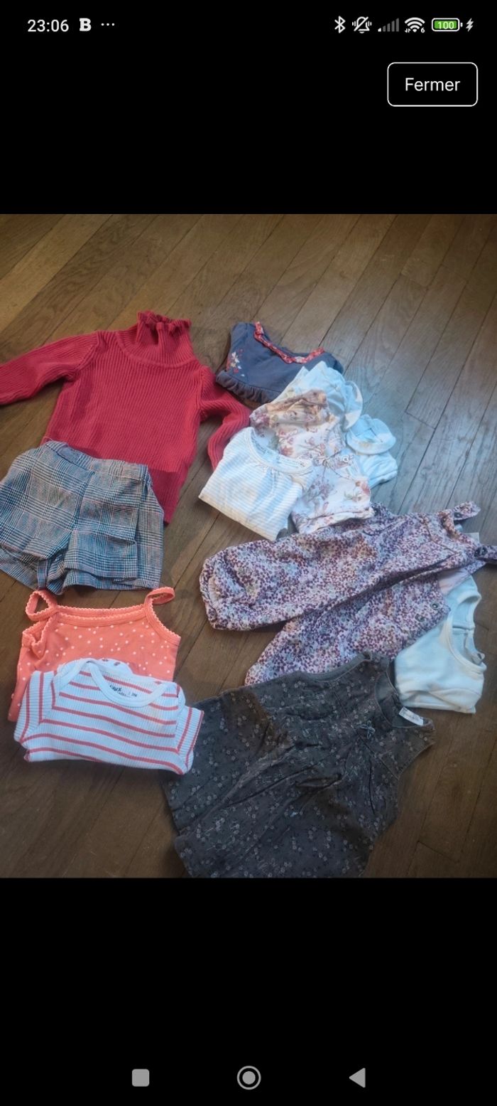 Lot 3 mois fille