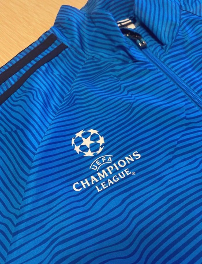 Haut de survêtement de sport foot Adidas Champions League Real Madrid - photo numéro 3