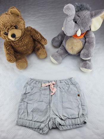 Short léger gris pâle-la redoute-12mois