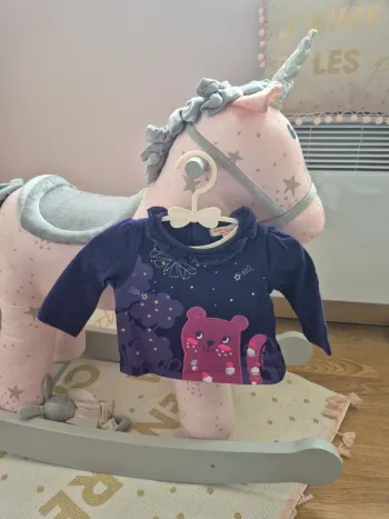 Haut manches longues dpam 3mois 59cm