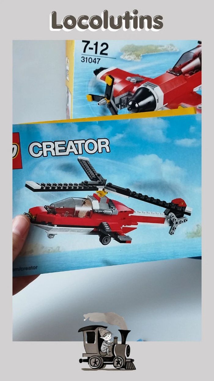 🚂 L'avion à hélices Lego Creator 31047 - photo numéro 5