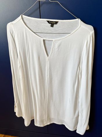 Blouse blanche Massimo dutti taille S