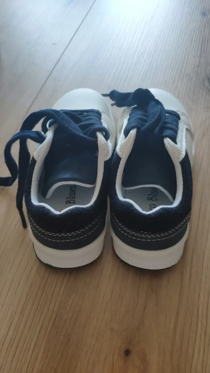 Chaussures baskets saxo blues taille 26 - photo numéro 3