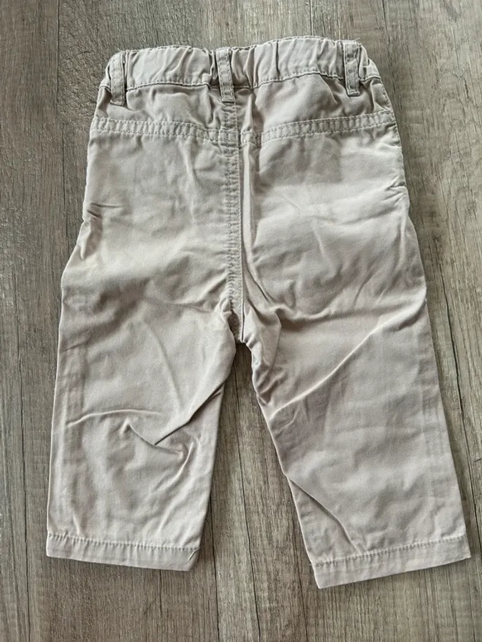 Pantalon beige 12 mois - photo numéro 3