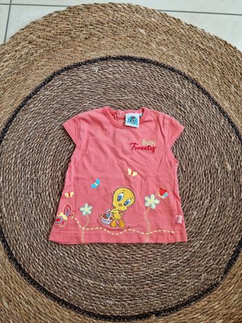 Joli tee-shirt manches courtes taille 3 mois