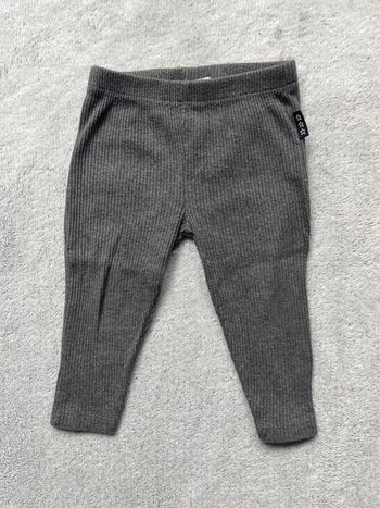 Legging gris maille côtelé, 12 mois