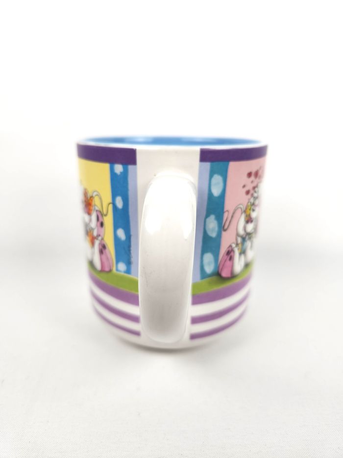 Mug Diddl & Diddlina Thème Amour / Fleurs Vintage - photo numéro 4