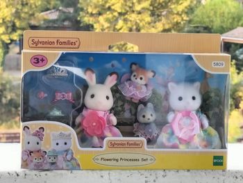 Les princesses en robe à fleurs